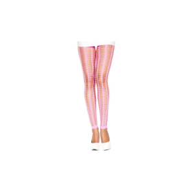 Leggings rose fluo moulant ajouré petits trous 